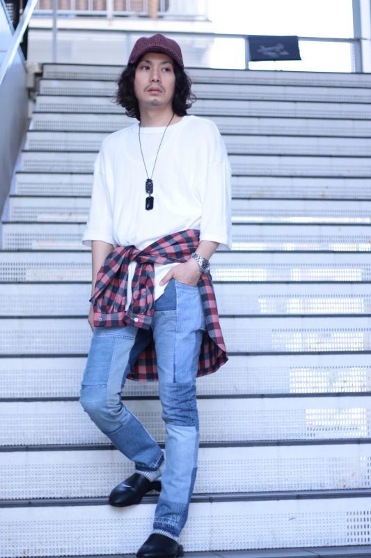 人気アイテム!children of the discordance(チルドレンオブザディスコーダンス)VINTAGE PATCH DENIM PANTS COTDPT-003(IND)入荷!