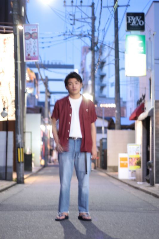  好評のVarde77(バルデ77) FLOWER BOLLING SHIRTS 9017SS-CM-SR01(RED)残り僅かです！