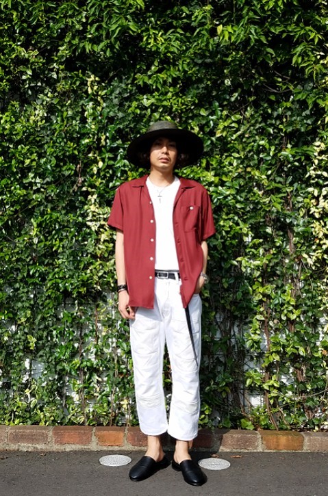 children of the discordance(チルドレンオブザディスコーダンス) OLD PATCH DENIM PANTS COTDPT-001(WHT)残り僅かです!
