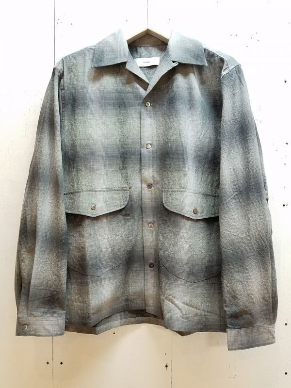 sugarhill 21ss オンブレチェックシャツ袖丈63cm