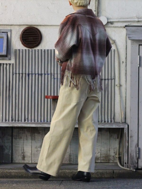 股上28cmSugarhill corduroy classic denim pants