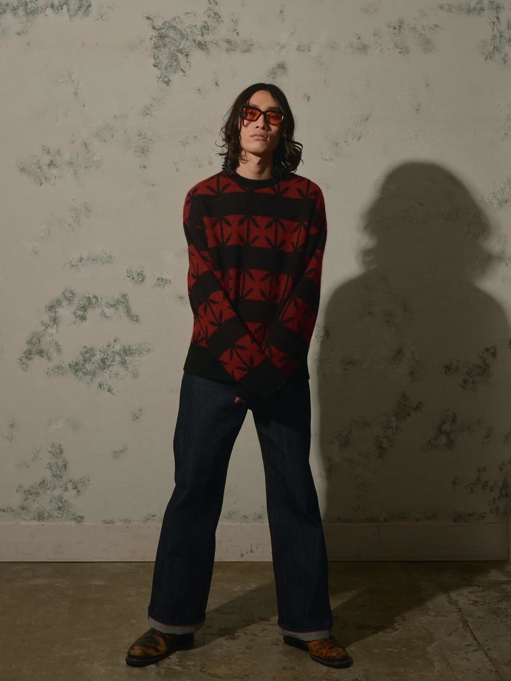 画像7: A PUZZLING HOME(アパズリングホーム) IRONCROSS MOHAIR KNIT 25aw-014 (7)