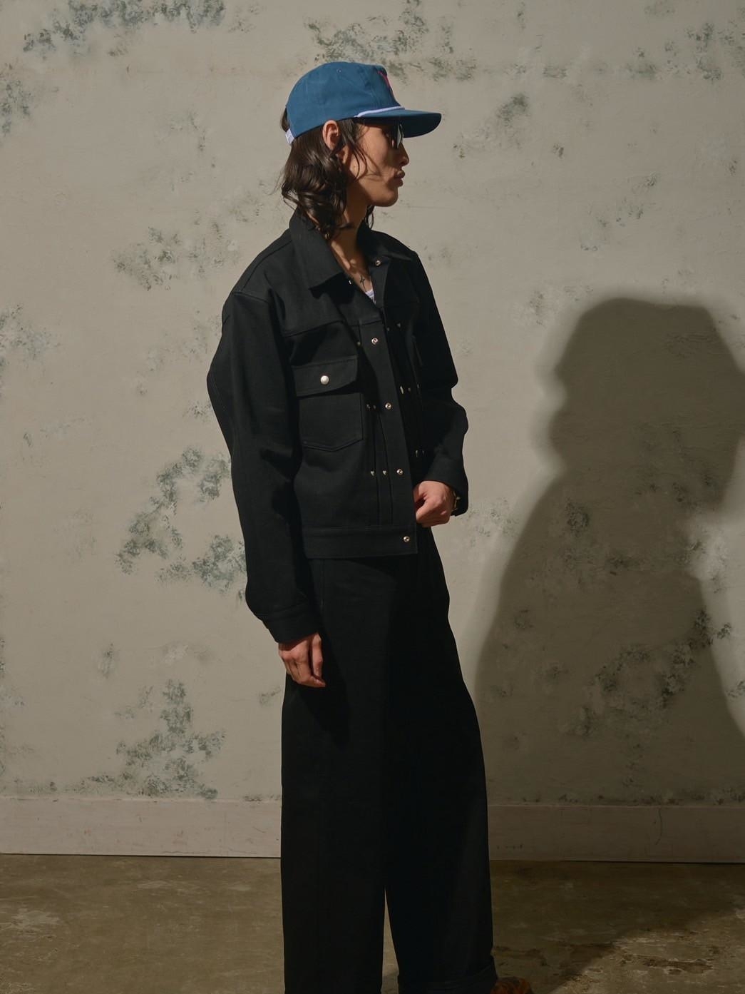 画像16: A PUZZLING HOME(アパズリングホーム) S.O.A DENIM JACKET 25aw-010(BLK) (16)